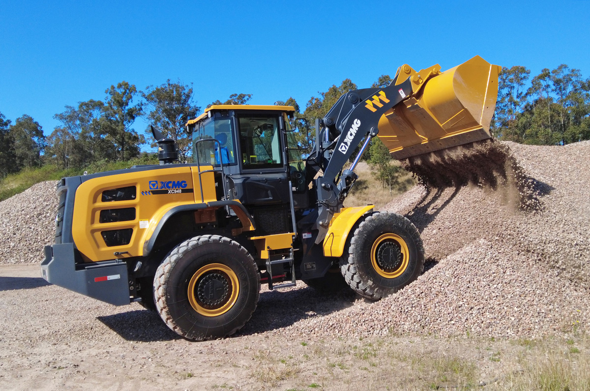 16.5T Front Wheel Loader Hire Perth